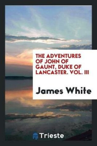 Cover of The Adventures of John of Gaunt, Duke of Lancaster. Vol. III