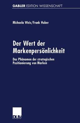 Book cover for Der Wert der Markenpersönlichkeit