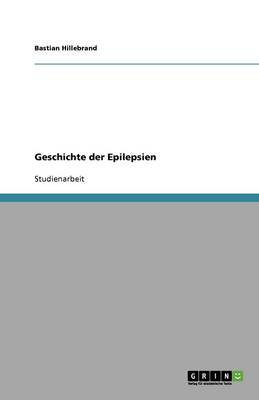 Cover of Geschichte Der Epilepsien