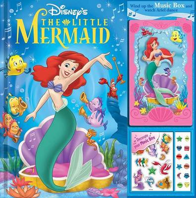 Book cover for The Little Mermaid Storybook and Music Box