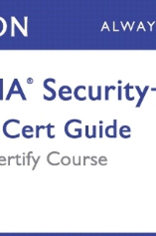 Cover of CompTIA Security+ SY0-401 Pearson uCertify Course Student Access Card