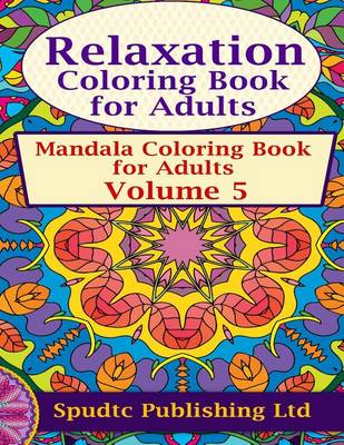 Book cover for Relaxation Coloring Book for Adults