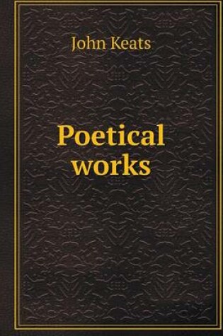 Cover of Poetical works