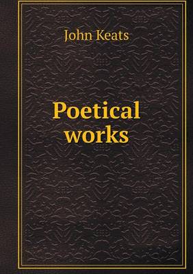 Book cover for Poetical works