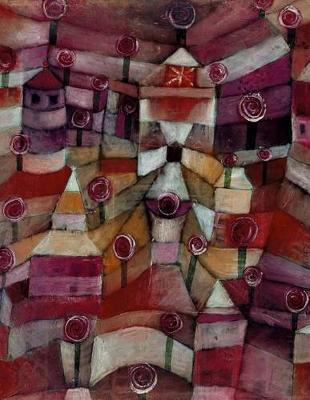 Book cover for Rose Garden, Paul Klee. Ruled Journal