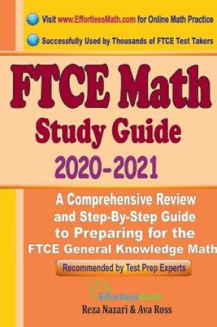 Cover of FTCE Math Study Guide 2020 - 2021