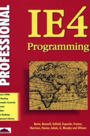 Cover of Professional IE4 Programming