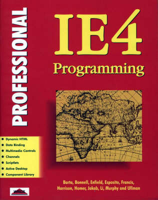 Book cover for Professional IE4 Programming