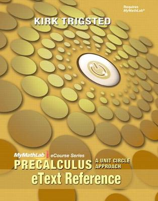 Book cover for eText Reference for Trigsted Precalculus