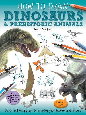 Book cover for How To Draw: Prehistoric Dinosaurs