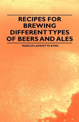 Book cover for Recipes for Brewing Different Types of Beers and Ales
