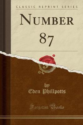 Book cover for Number 87 (Classic Reprint)