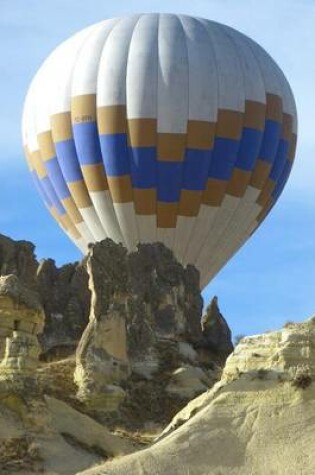 Cover of White and Blue Hot Air Balloon