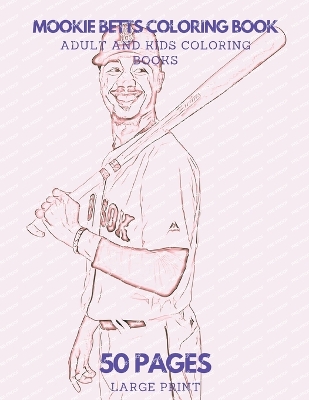 Book cover for Mookie Betts Coloring Book