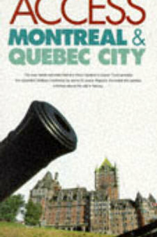 Cover of Montreal and Quebec City