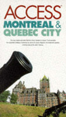 Cover of Montreal and Quebec City
