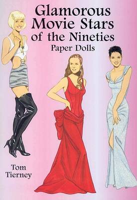 Book cover for Glamorous Movie Starts of the Nineties Paper Dolls