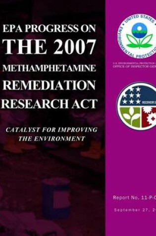 Cover of EPA Progress on the 2007 Methamphetamine Remediation Research Act