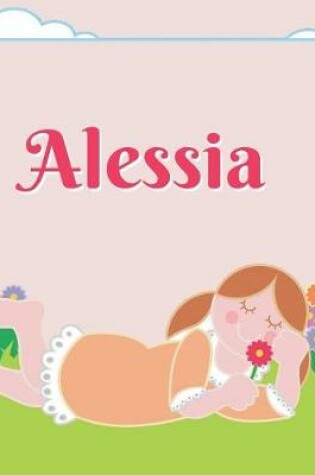 Cover of Alessia Personalized Sketchbook Journal Notebook