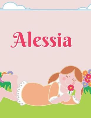 Book cover for Alessia Personalized Sketchbook Journal Notebook