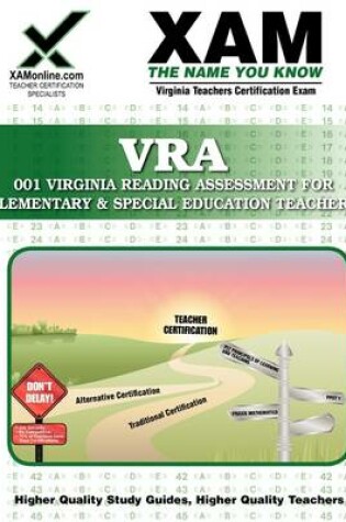 Cover of Virginia Reading Assessment: Elementary and Special Education Teachers Teacher Certification Exam