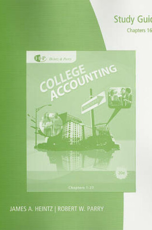 Cover of Study Guide with Working Papers, Chapters 16-27 for College Accounting