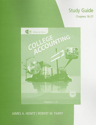 Book cover for Study Guide with Working Papers, Chapters 16-27 for College Accounting