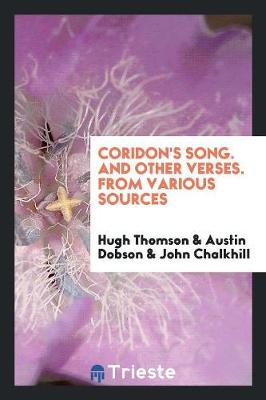 Book cover for Coridon's Song. and Other Verses. from Various Sources