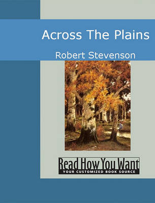 Book cover for Across the Plains