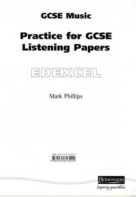 Book cover for Practice for Edexcel GCSE Music Listening Paper