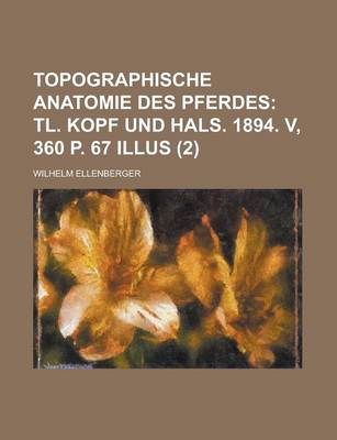 Book cover for Topographische Anatomie Des Pferdes (2)