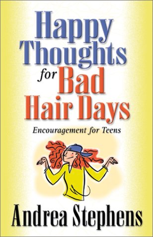 Book cover for Happy Thoughts for Bad Hair Days