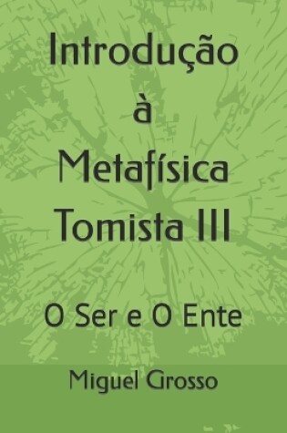 Cover of Introducao a Metafisica Tomista 3