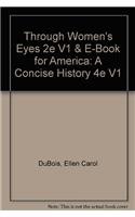 Book cover for Through Women's Eyes 2e V1 & E-Book for America: A Concise History 4e V1