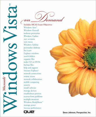 Book cover for Microsoft Windows Vista On Demand