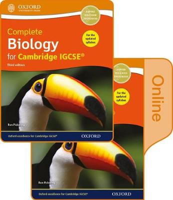 Book cover for Complete Biology for Cambridge IGCSE (R) Print and Online Student Book Pack