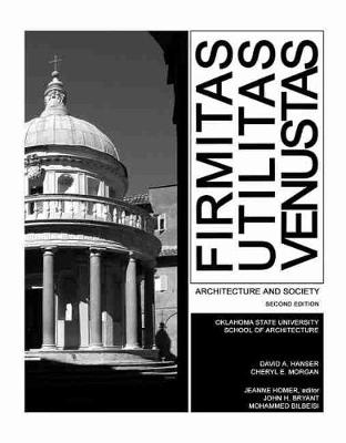Book cover for Firmitas, Utilitas, Venustas: Architecture & Society