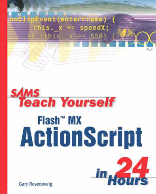 Book cover for Sams Teach Yourself Flash MX ActionScript in 24 Hours