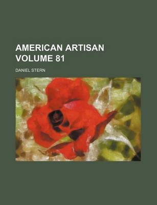 Book cover for American Artisan Volume 81