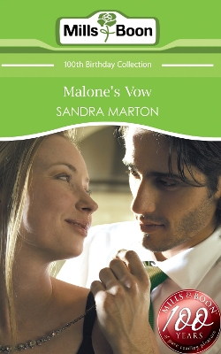 Book cover for Malone's Vow