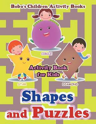 Book cover for Shapes and Puzzles Activity Book for Kids
