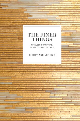 Cover of The Finer Things