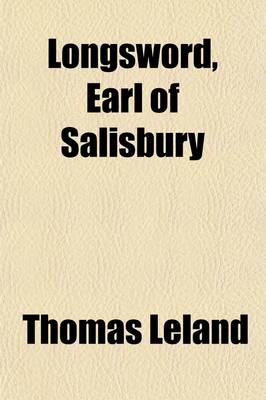 Book cover for Longsword, Earl of Salisbury (Volume 2); An Historical Romance