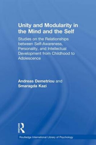 Cover of Unity and Modularity in the Mind and Self