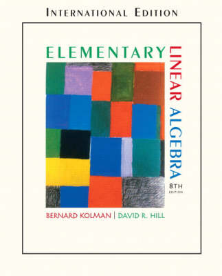 Book cover for Elementary Linear Algebra: (International Edition) with Maple 10