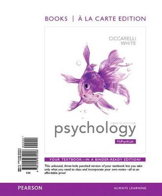 Book cover for Psychology, Books a la Carte Edition & Revel -- Access Card Package