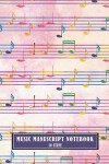 Book cover for Music Manuscript Notebook 10 Stave