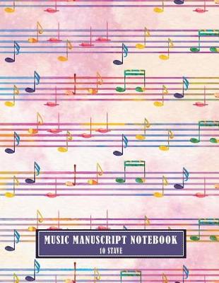 Cover of Music Manuscript Notebook 10 Stave