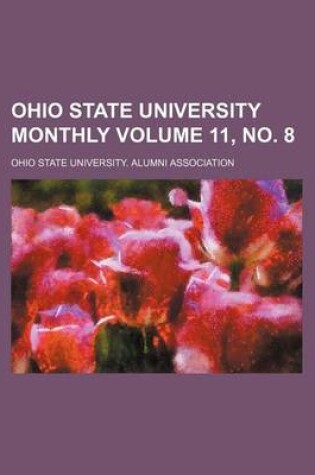 Cover of Ohio State University Monthly Volume 11, No. 8