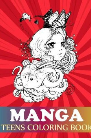 Cover of Manga Teens Coloring Book